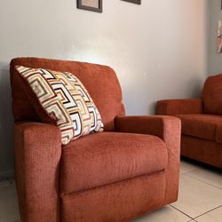 Aviemore Rust Rocker Recliner – Comfortable & Stylish