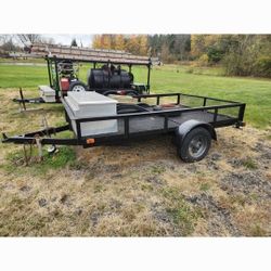 Homemade Trailer Over Sized Heavy Duty 