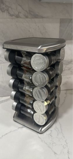 Olde Thompson 20-Jar Revolving Spice Rack
