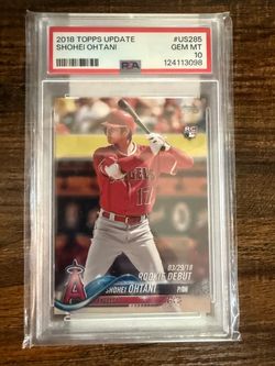 Shohei Ohtani Rookie Debut Card