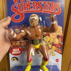 WWE LJN MATTEL Superstars HULK HOGAN 8" ACTION FIGURE TAN SKIN Variant Rare