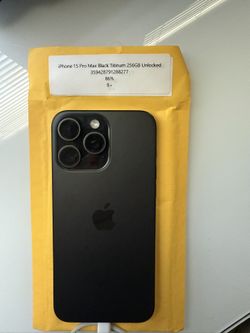 iPhone 15 Pro Max Black 256GB Unlocked
