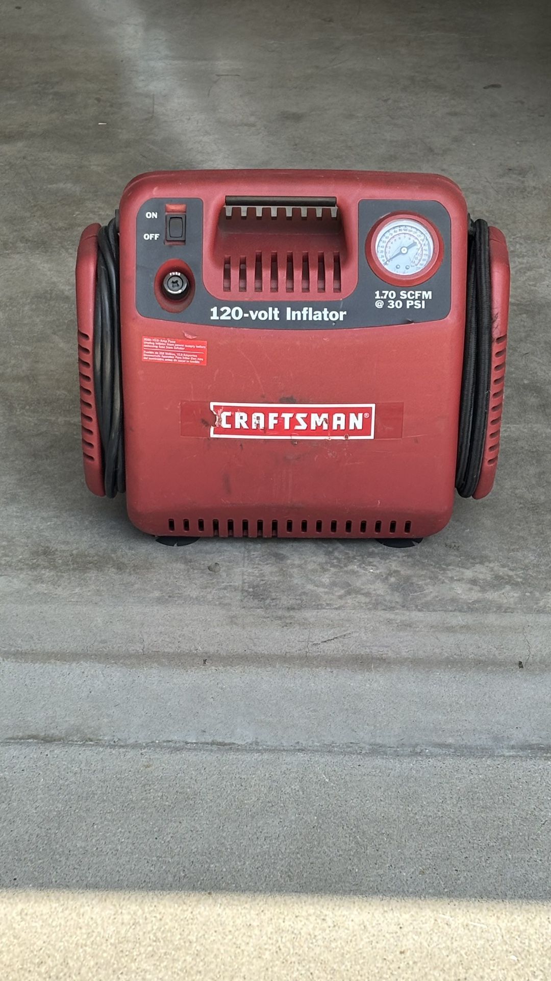 Craftsman 120-volt Inflator.