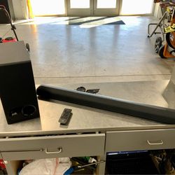 Polk Audio Signa 2 Ultra-Slim TV Sound Bar with Wireless Subwoofer