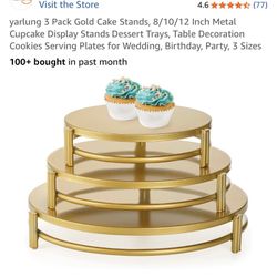 3 pcs cake stands