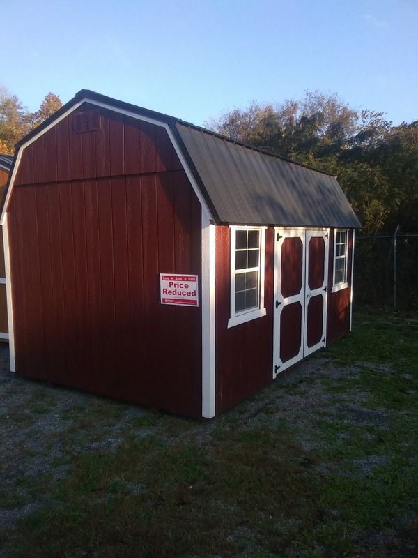 10x16 Lofted Storage Barn Utility Shed Building for Sale ...