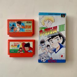 Captain Tsubasa games for Nintendo Famicom & Super Famicom 