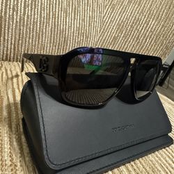 Dolce & Gabbana DG 4403 ~ Black Frame with Black Polarized Lens Sunglasses