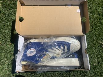 Blue CDG Converse