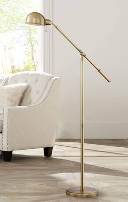 Antique Brass Floor Lamp