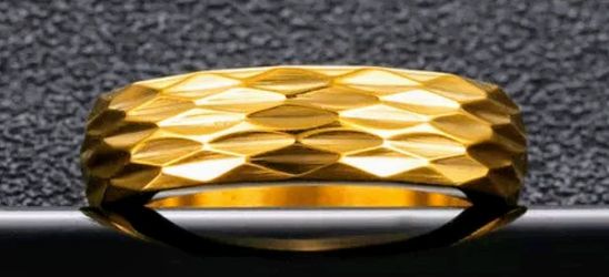 NEW MEN STAINLESS STEEL WEDDING RING