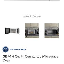 GE ®1.6 Cu. Ft. Countertop Microwave Oven