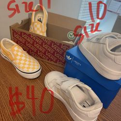 Girl New Adidas Shoes & Girl Van Shoes 