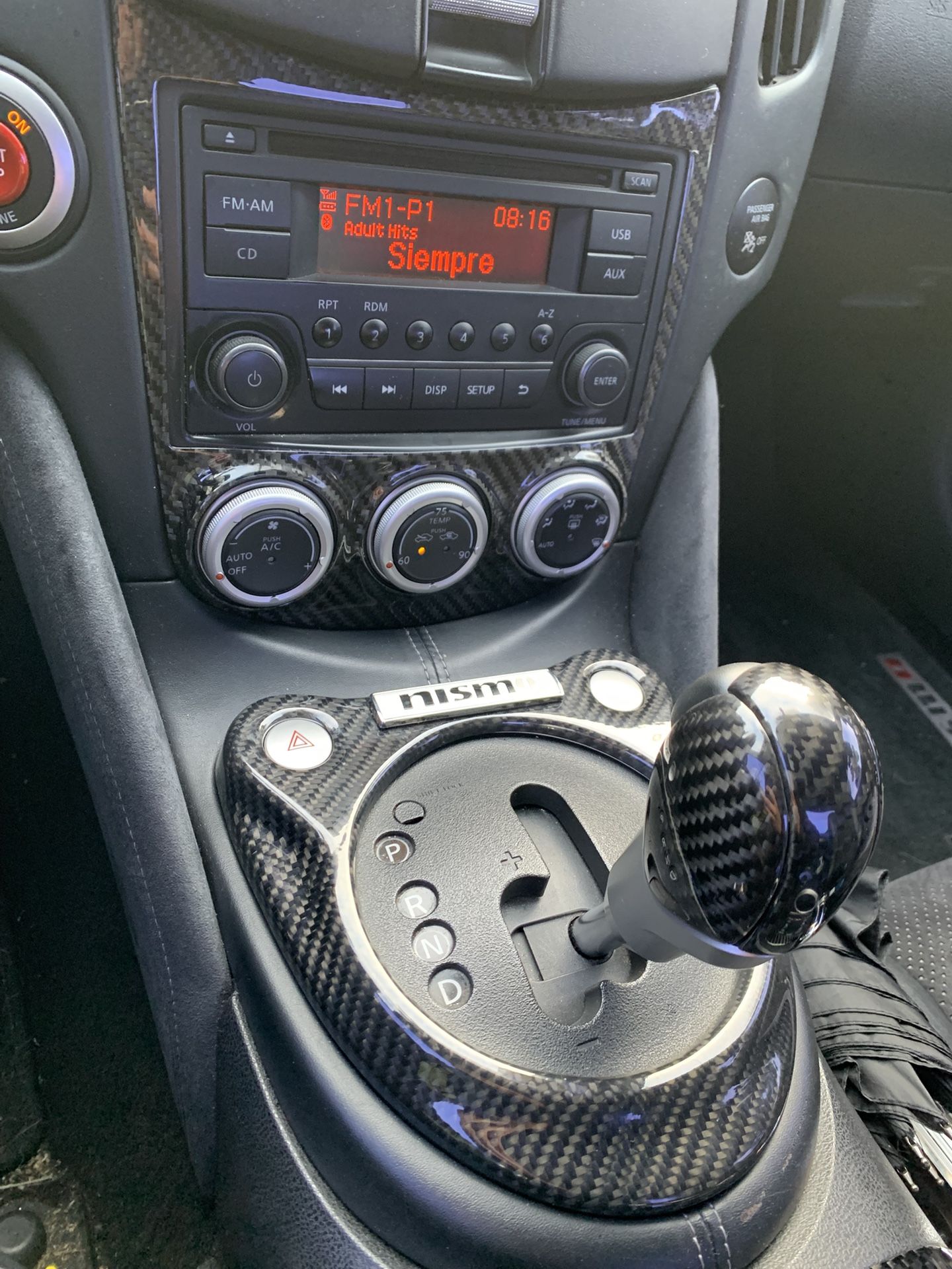 Nissan 370z Interior Carbon Fiber Parts