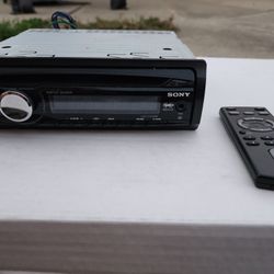Sony In Dash Car CD Player With Remote