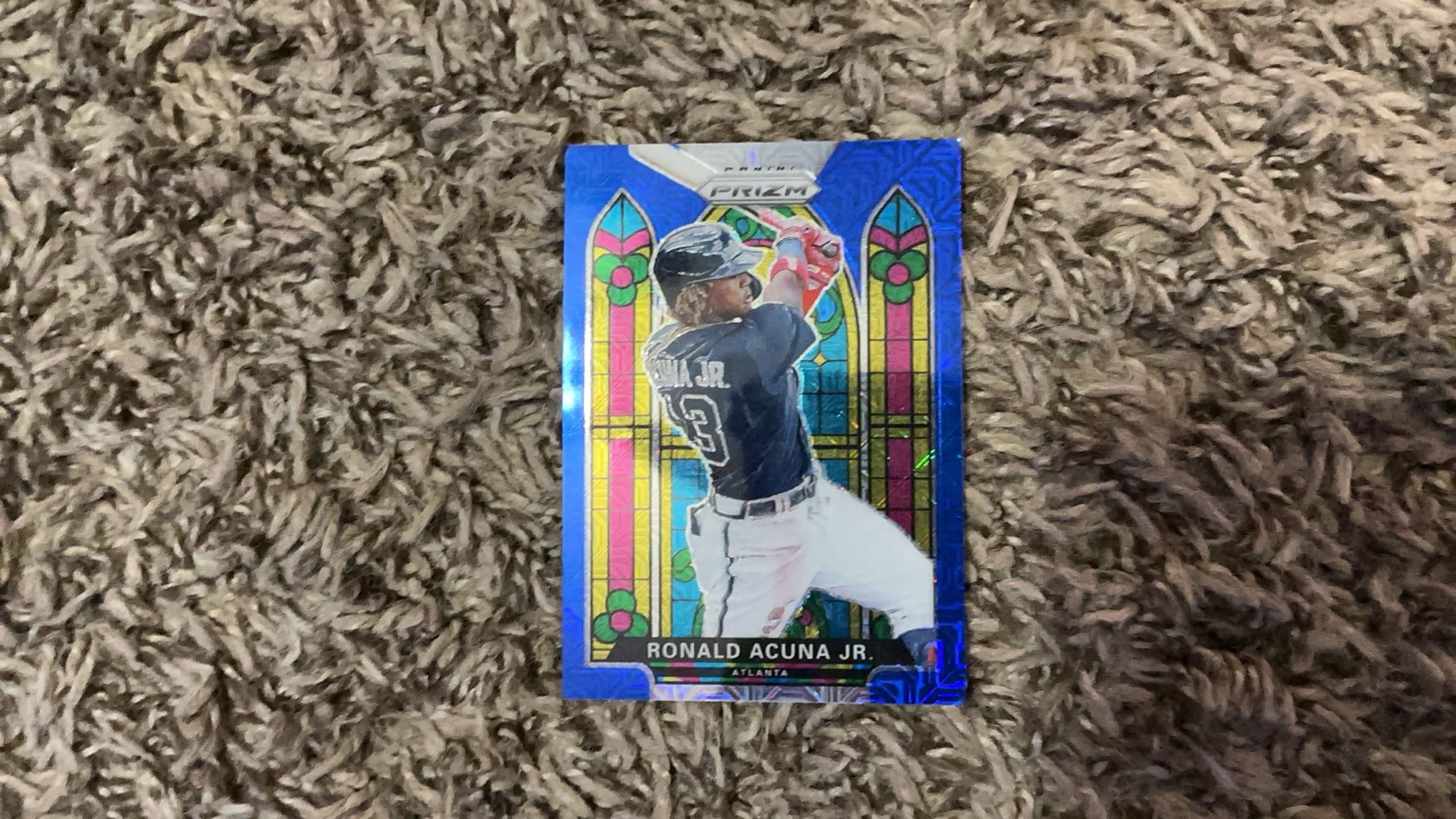 Ronald Acuna Jr. Stained Glass Holographic
