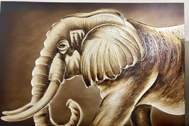 Beautiful elephant painting