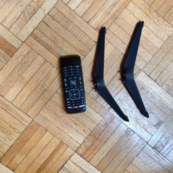 Legs For 50 Inches TV And Remote For Vizio 50 Inches Tv