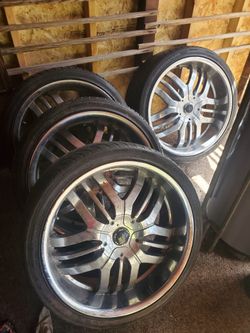 22" Rims w/tires
