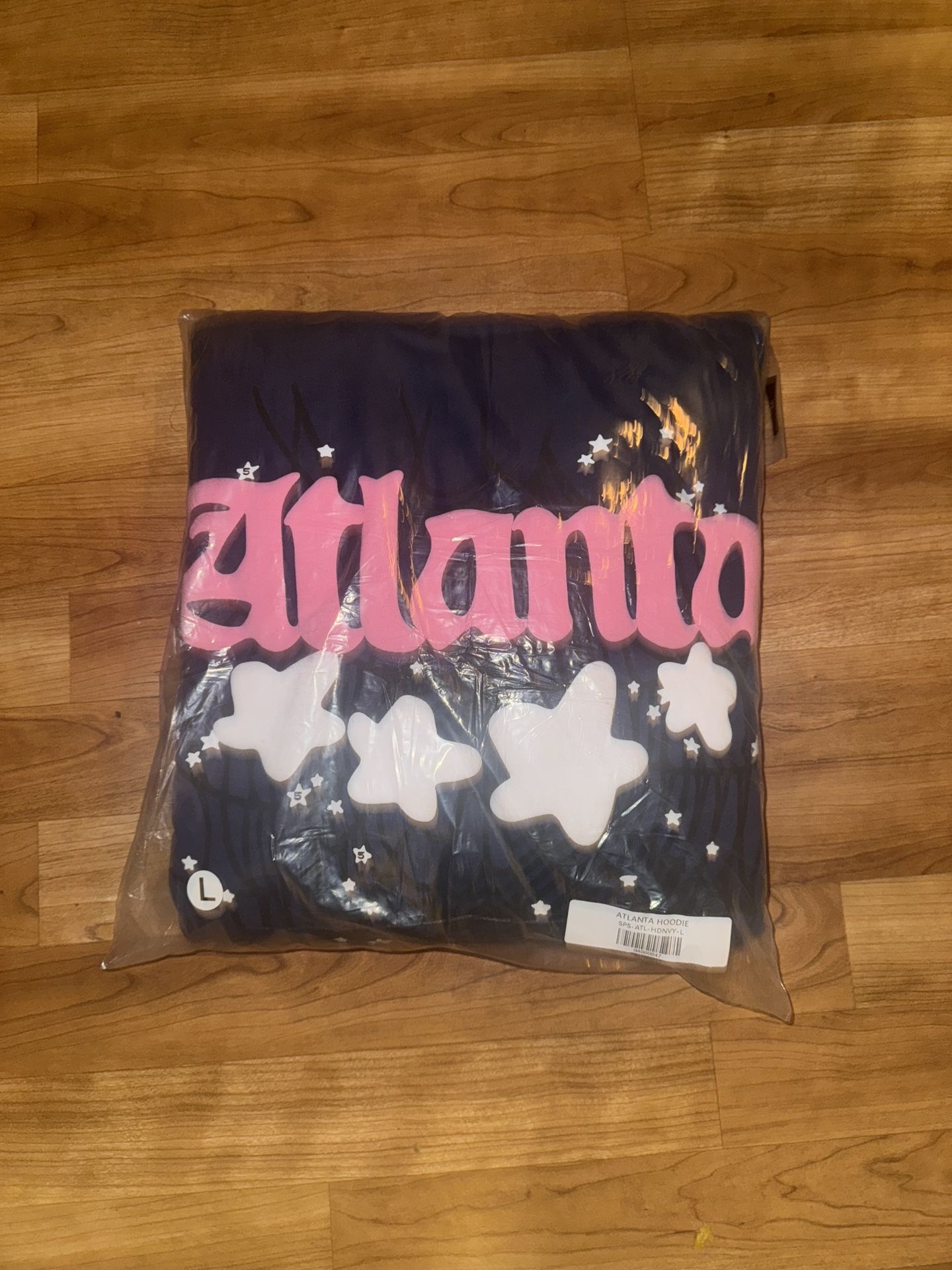 Spider Hoodie Navy/Pink