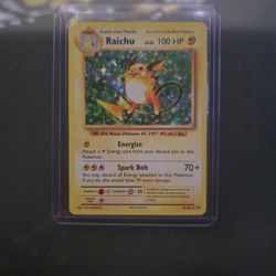 Lt. Surge's Raichu - Pokemon TCG