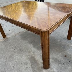 Vintage Hollywood Regency Parsons Dining Table