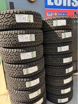 275/60r20 Kuhmo tires nuevas Con 65,000 millas de garantía las 4