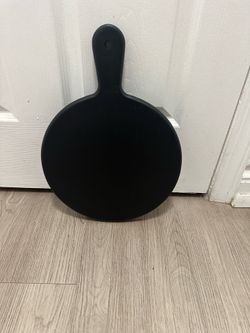 12in x 16in Threshold Acacia Modern Serving Board Black