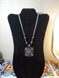 Black And Silver Vintage Necklace Fantasy
