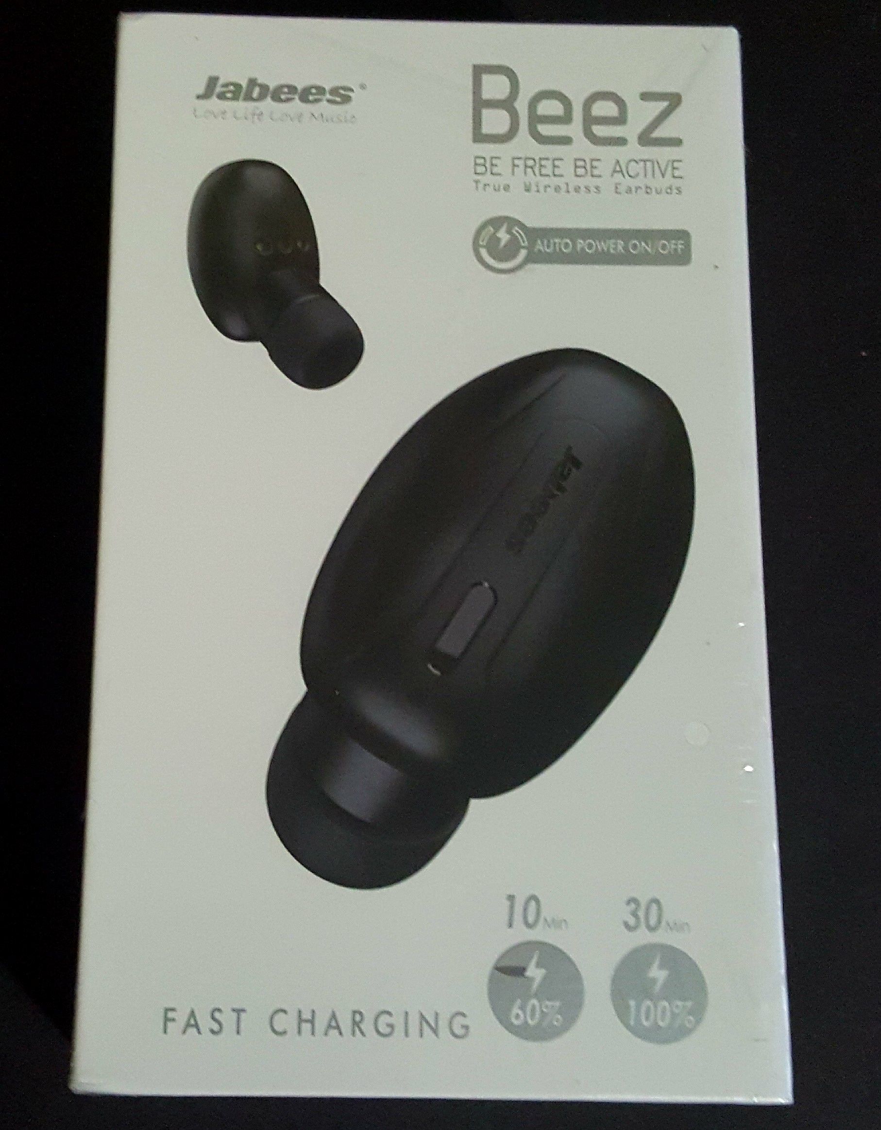 True wireless Bluetooth earbuds For Apple and Android devices.
