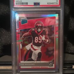 Tee Higgins Rated Rookie Holo PSA 9