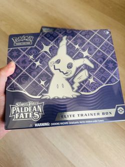 Pokemon Paldean Fates Elite Trainer Box (Mimikyu ETB)