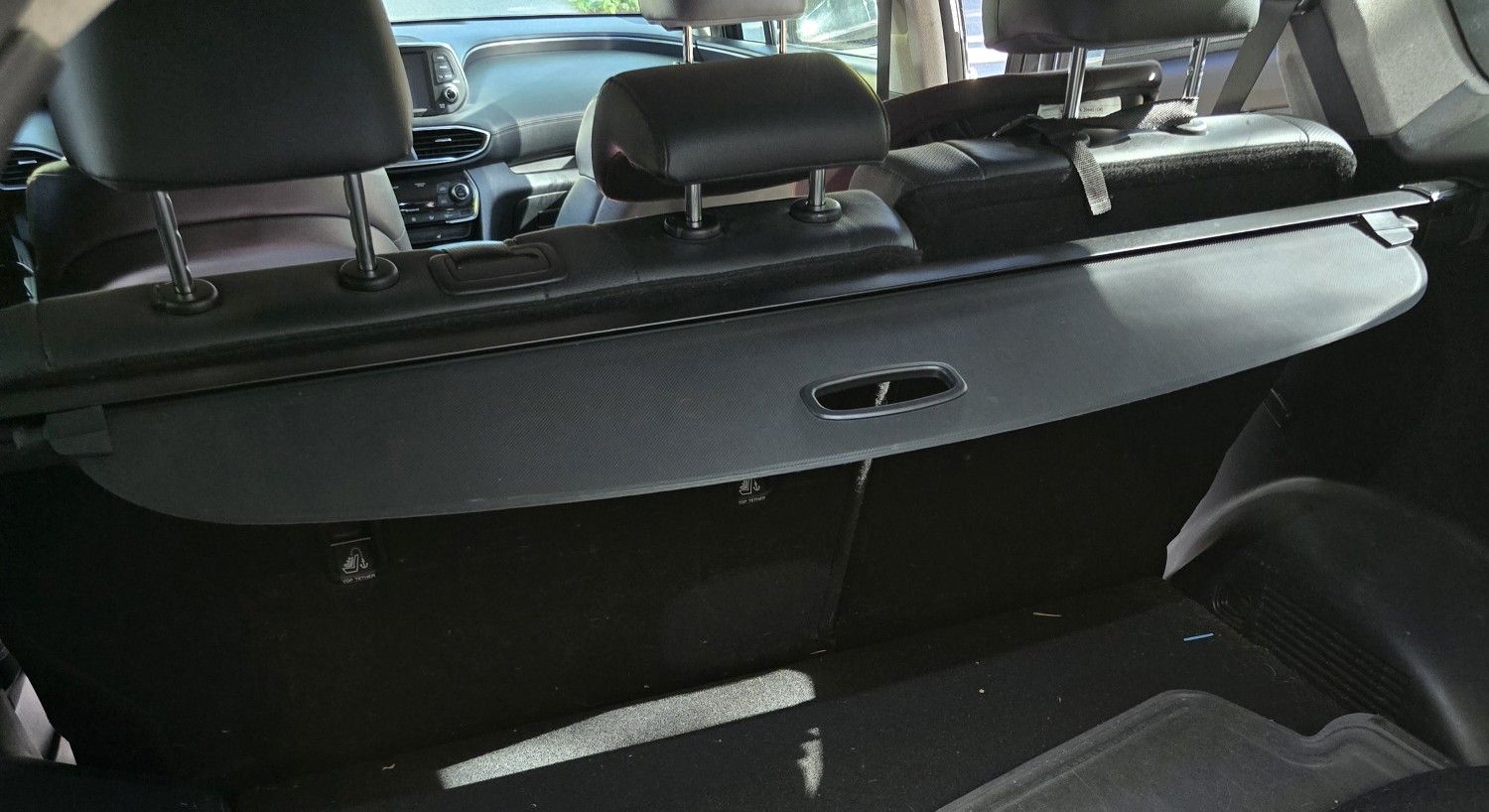 HYUNDAI SANTA FE  Rear  Cargo  Trunk Cover  Shade  Black  19  20  (contact info removed)063 OEM