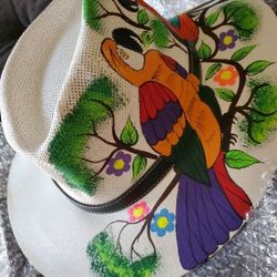 Beautiful Hand Painted Hat