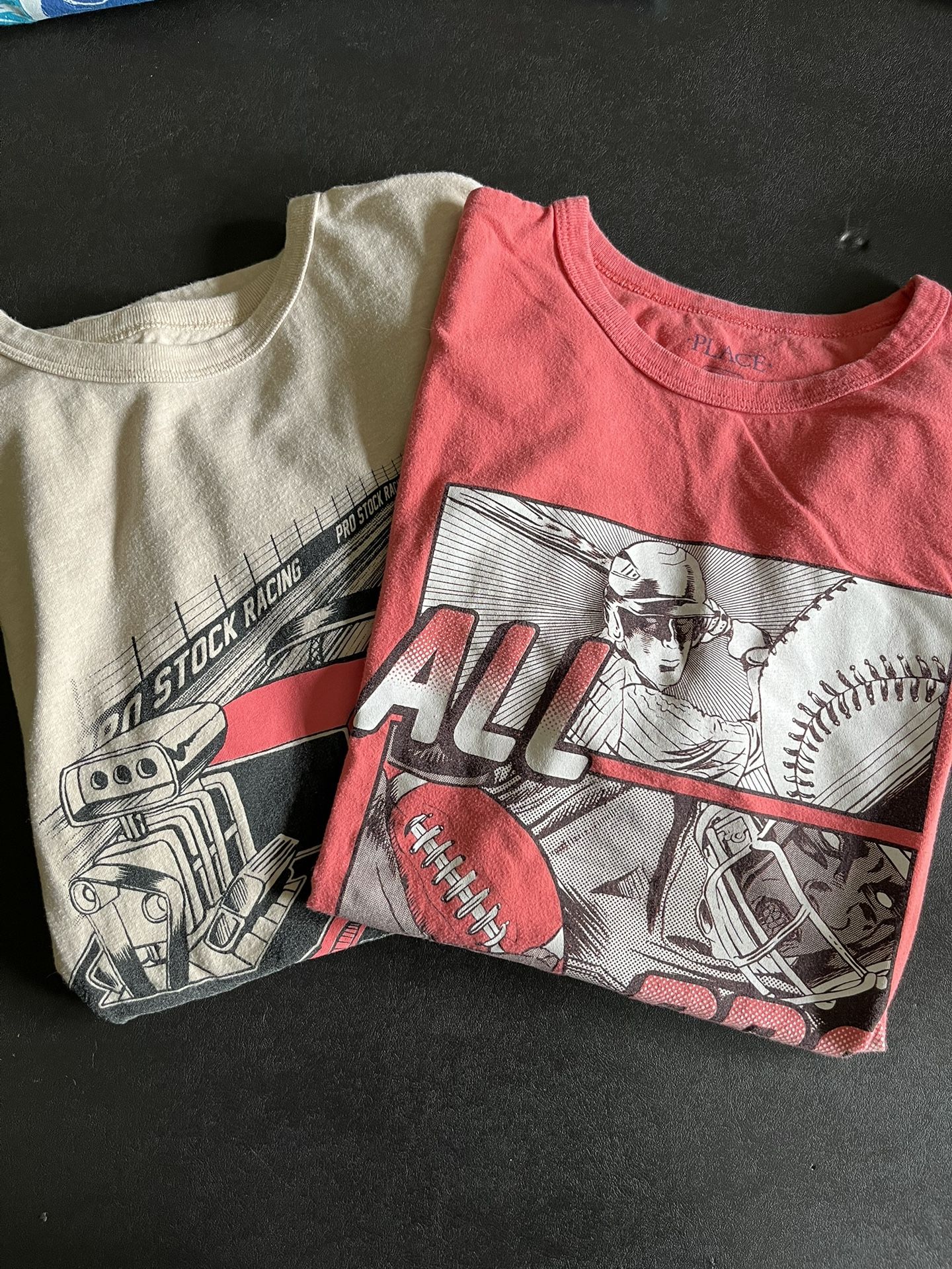 Boys XL Size 14 Graphic T-shirt’s. Sports And Stock Car Racing