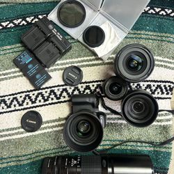 Canon M50 W/lenses