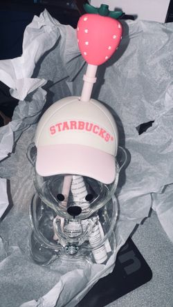 Starbucks Bearista Glass Pink Drink Tumbler 20oz NEW 2026