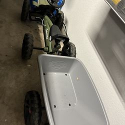 BERG Pedal Kart Buzzy Jeep Sahara With Trailer 