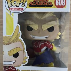 Funko Pop! Vinyl Silver Age All Might Figure #608 My Hero Academia Animation