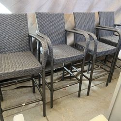 Wicker Barstools