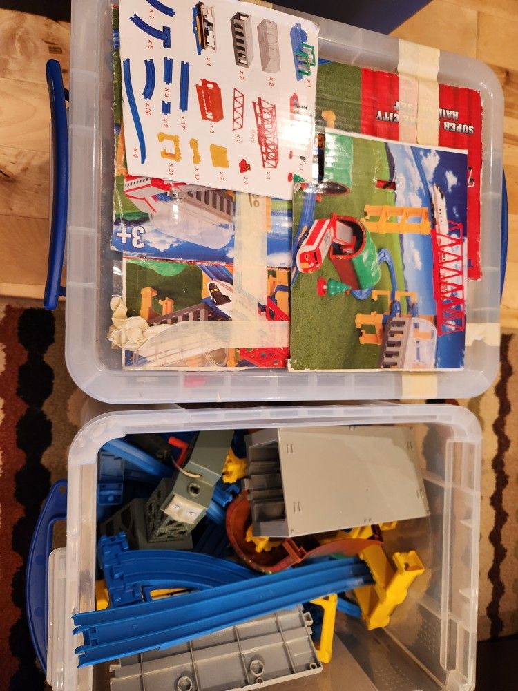 Thomas Trains and Tomy Trains with Tracks