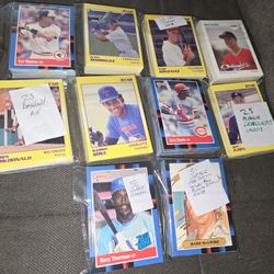 Lot Of 500 Vintage Baseball Cards Star Minor Leaguers Donruss Stars Rookies RC!  The cards on top alone are real good one's, and sell WELL GRADED.