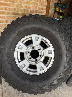 Goodyear Wrangler MT/R 33x12.50R15LT Tire on Alloy Wheel
