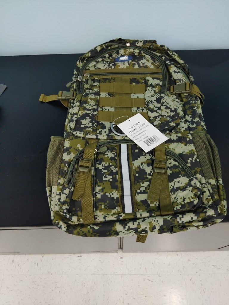 New Camouflage - Oakland Lake backpack.