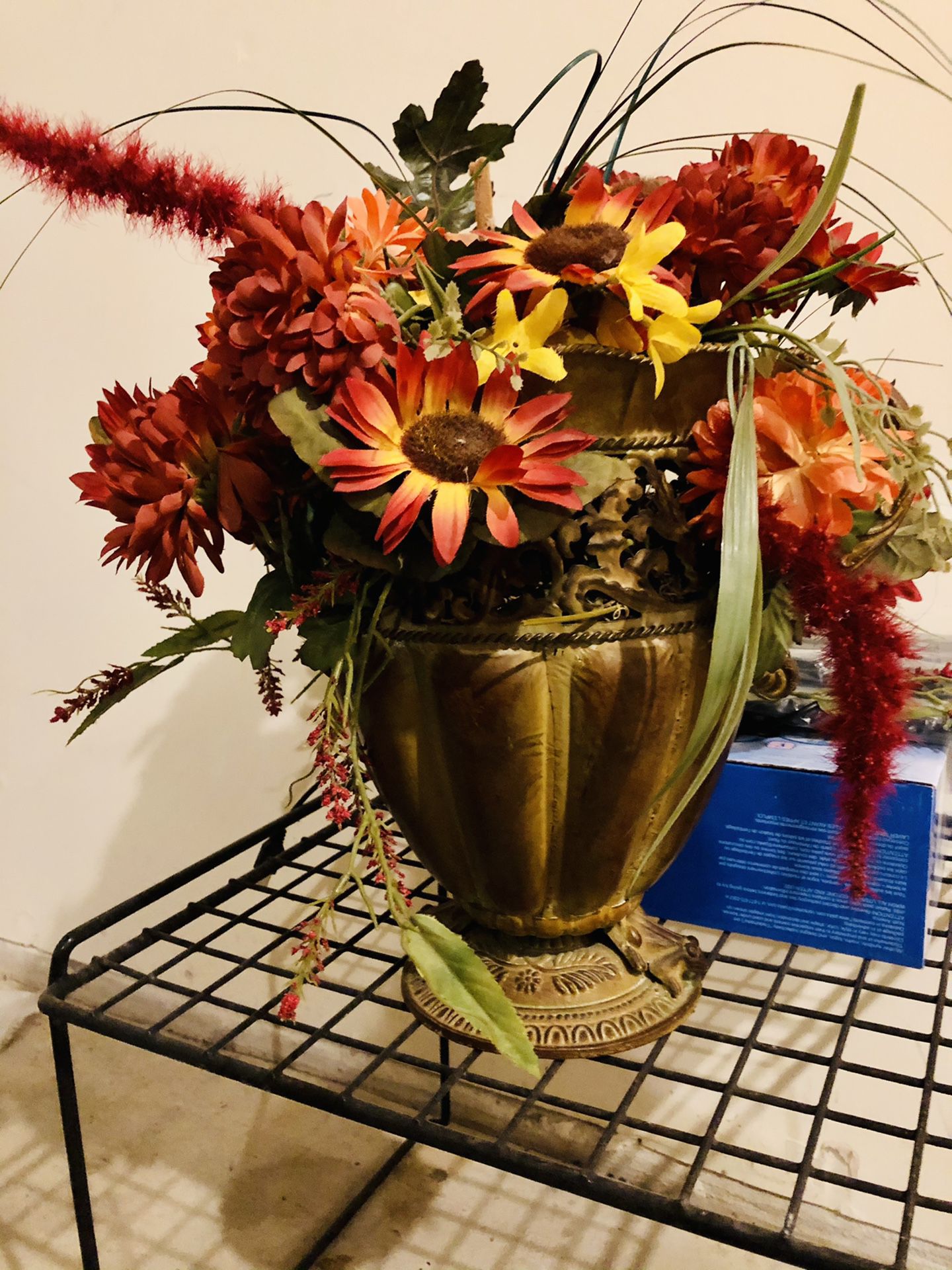 Autumn flower decor vase 🏺