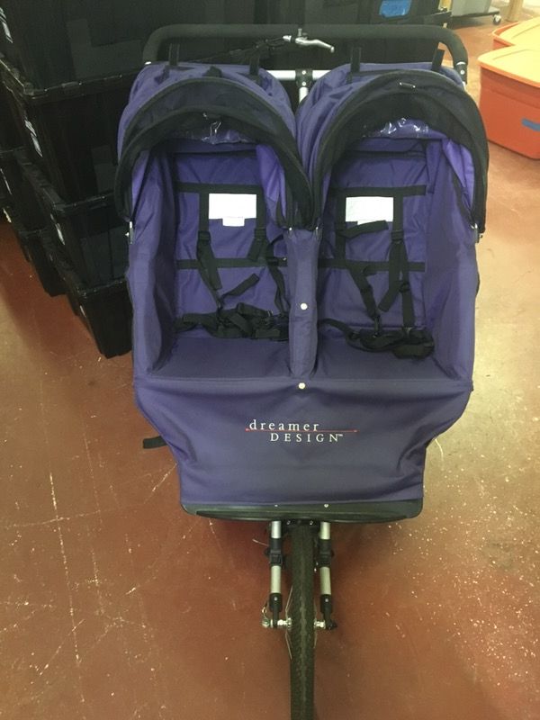 Purple Dreamer Design Double Jogging Stroller