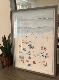 Beautiful Frames Beach Painting