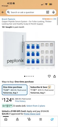 Peptonix Microneedle infusion kit