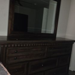 Dresser And Mirror
