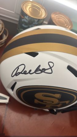 Deebo Signed 49ers Helmet